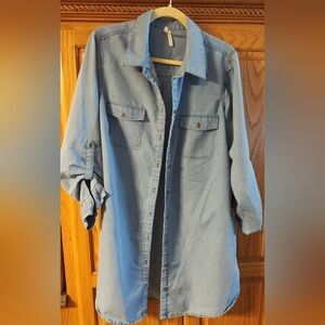 Women's Blue Denim Dress/Tunic